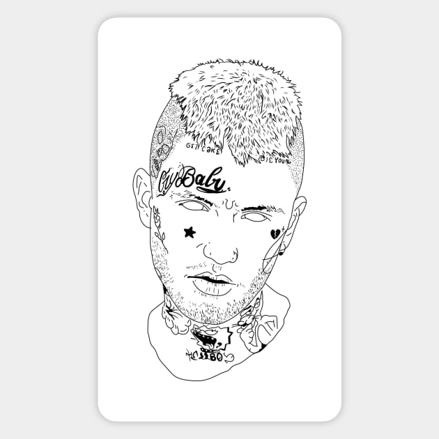 lil peep Sticker by Antho